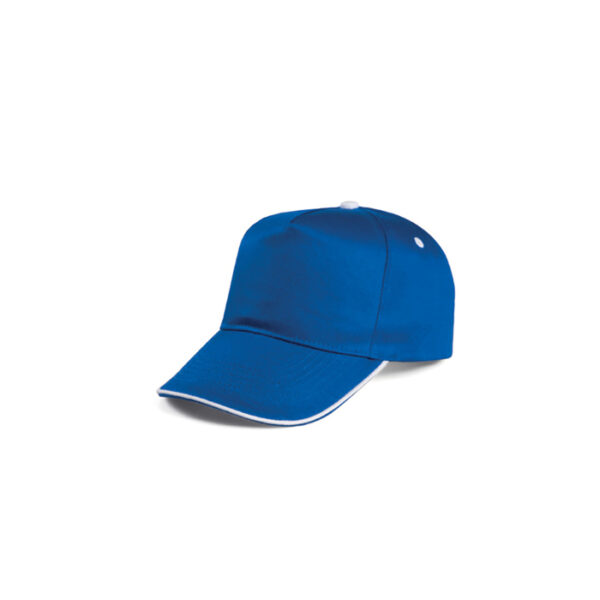 Cappello baseball blu royal inserto bianco