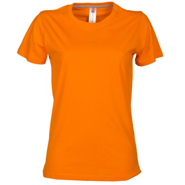 t shirt arancio donna m corta