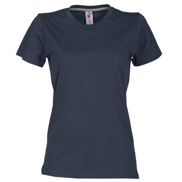 t shirt manica corta blu navy