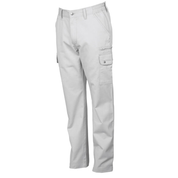 Pantalone uomo multitasche bianco