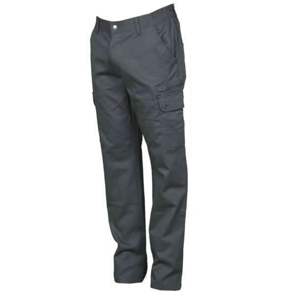 Pantalone grigio invernale con tasca