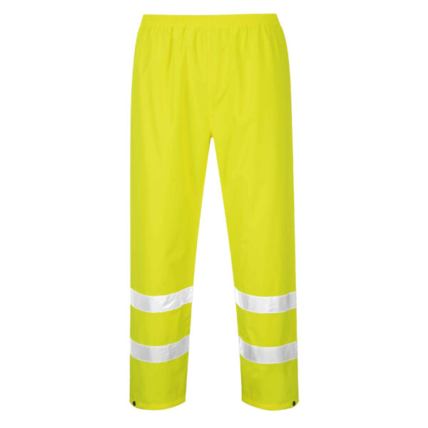 pantalone antipioggia giallo bianco