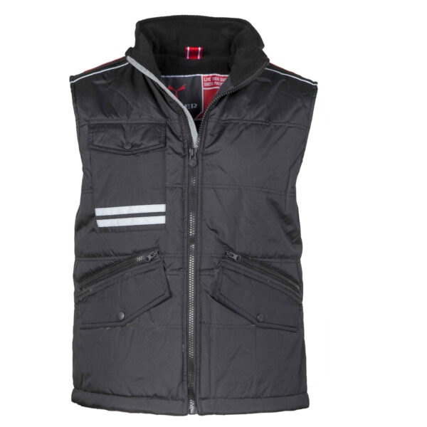 gilet unisex imbottito poliestere nero